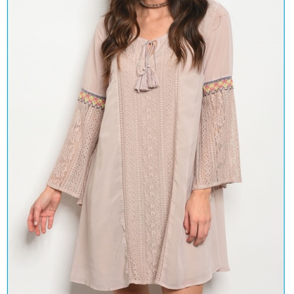 Dresses & Skirts - Taupe Tunic Dress
